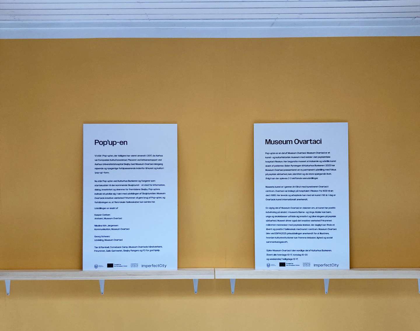 Træpavillon indefra